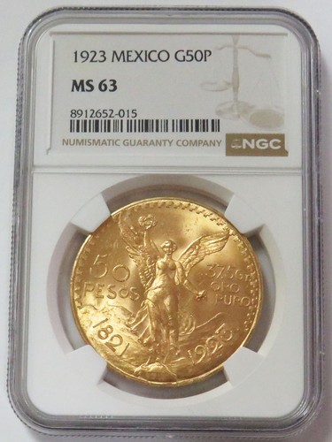 Moneta oro messico pesos - moneta,