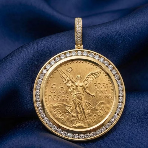 Ciondolo moneta pesos - moneta,