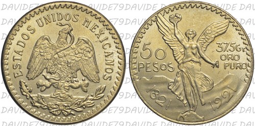 Messico pesos 5 g oro - pesos, 37,5