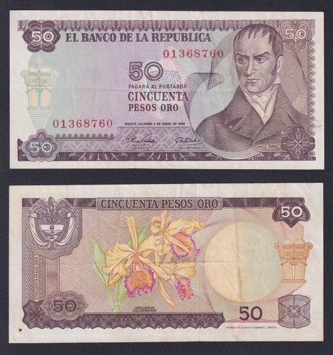 Banconota colombia pesos - banconota,
