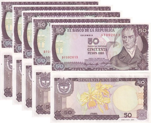 Colombia pesos oro - colombia, 50