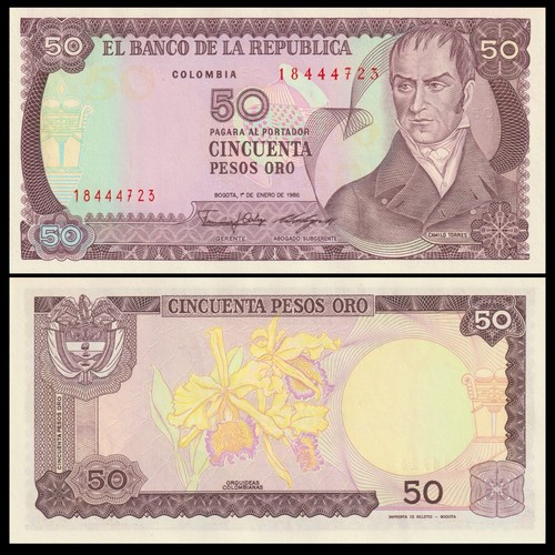Colombia 50 pesos oro - 50,