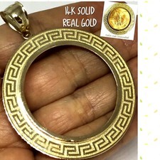 Lunetta oro 50 pesos ciondolo