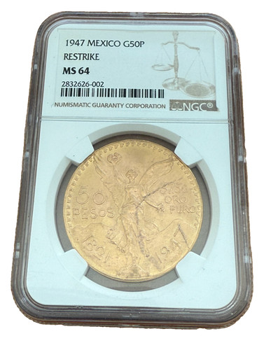 Messico 1947 oro - 50, pesos