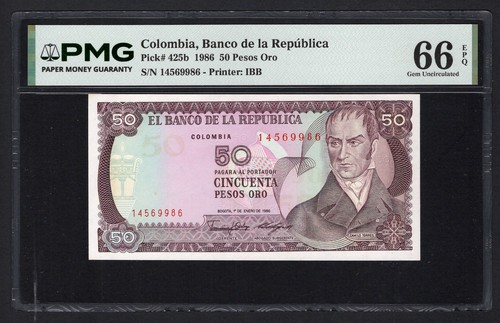 Colombia pesos oro - 50,