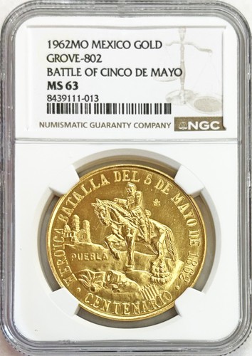 1962 oro messico pesos - 1962,