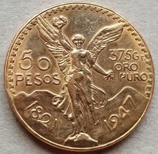 MESSICO - 50 Pesos 1947 oro