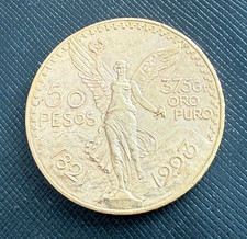 Messico 1923 oro 50 pesos AU