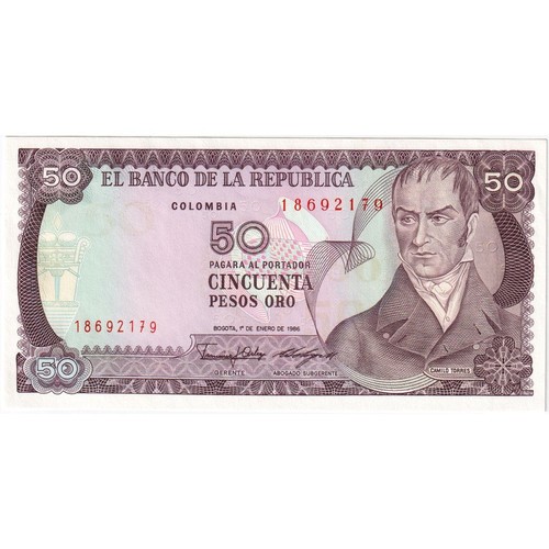 233363 colombia 50 pesos - colombia,,