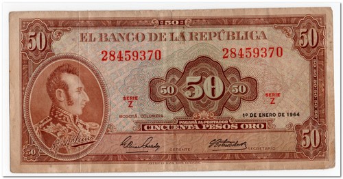 Colombia pesos - colombia,50,